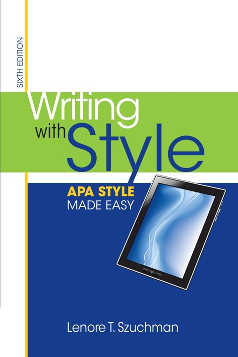 Cover image for book Writing with Style: APA Style Made Easy