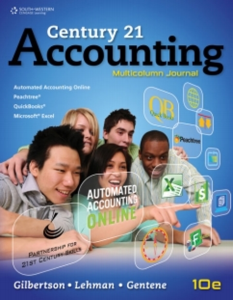 Cover image for book MindTap Accounting for Gilbertson/Lehman/Gentene's Century 21 Accounting: Multicolumn Journal