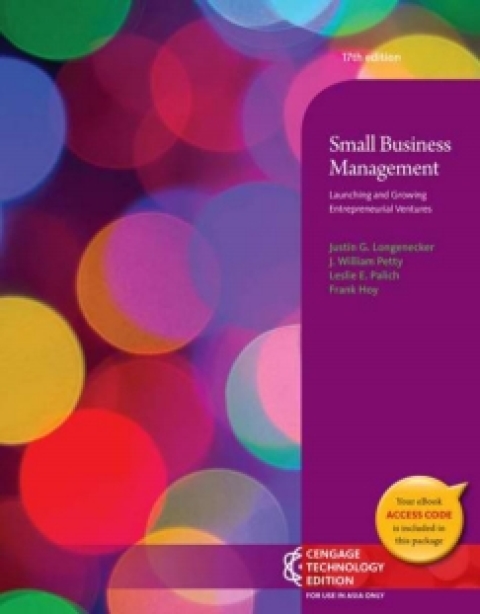 Cover image for book MindTap Management for Longenecker/Petty/Palich/Hoy's Small Business Management