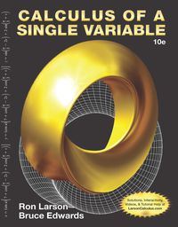 Calculus Of A Single Variable 10th Edition | 9781285060286 ...