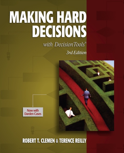 Cover image for book Making Hard Decisions with DecisionTools