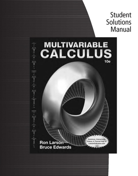 Cover image for book Student Solutions Manual for Larson/Edwards's Multivariable Calculus