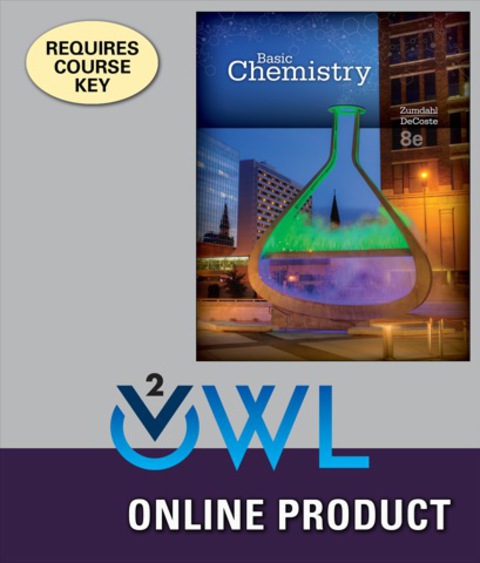 Cover image for book OWLv2 (with Student Solutions Manual) for Zumdahl/DeCoste's Introductory Chemistry, 8th Edition, [Instant Access], 4 terms (24 months)
