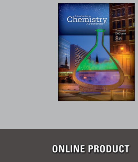 Cover image for book Student Solutions Manual for Zumdahl/DeCoste's Introductory Chemistry: A Foundation, 8th Edition, [Instant Access], 4 terms (24 months)