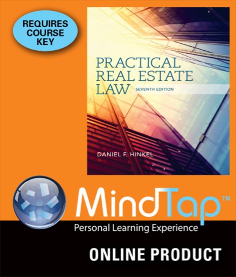 Cover image for book MindTap Paralegal for Hinkel's Practical Real Estate Law, 7th Edition, [Instant Access], 1 term (6 months)