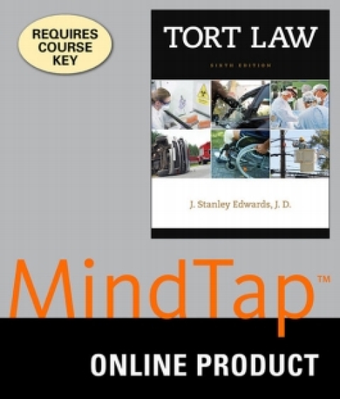 Cover image for book MindTap Paralegal for Edwards' Tort Law, 6th Edition, [Instant Access], 1 term (6 months)