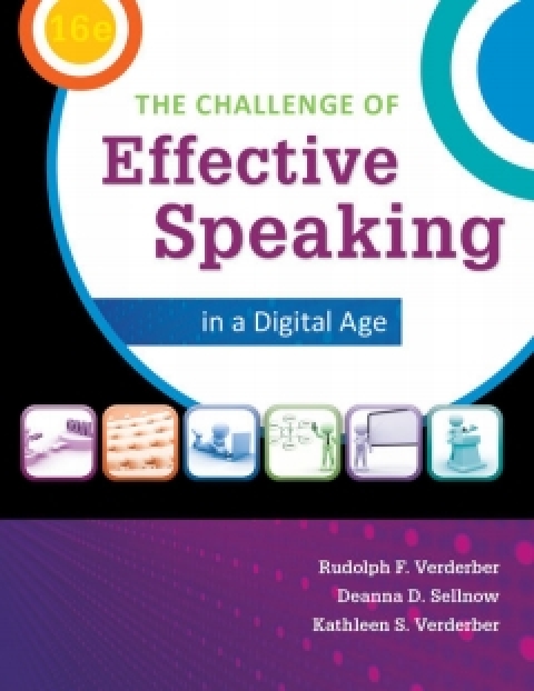 Cover image for book MindTap Communication for Verderber/Sellnow/Verderber's The Challenge of Effective Speaking