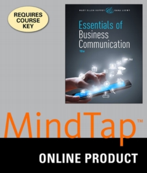Cover image for book MindTap Business Communication for Guffey/Loewy's Essentials of Business Communication