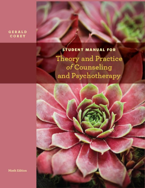 Cover image for book Student Manual for Corey's Theory and Practice of Counseling and Psychotherapy