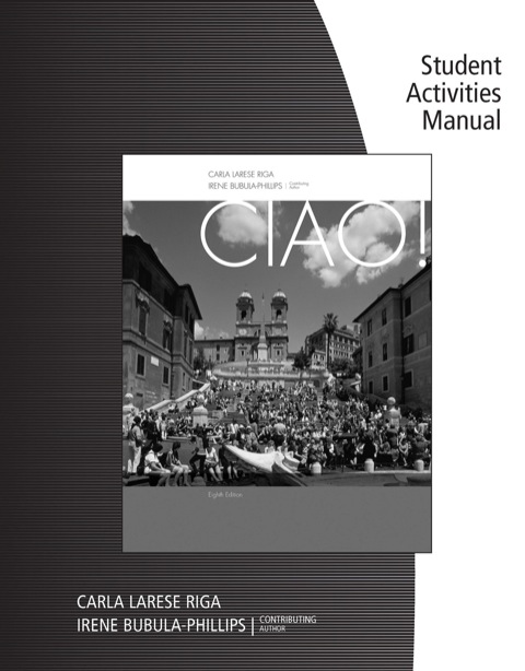 Cover image for book Student Activity Manual for Riga/Phillips' Ciao!