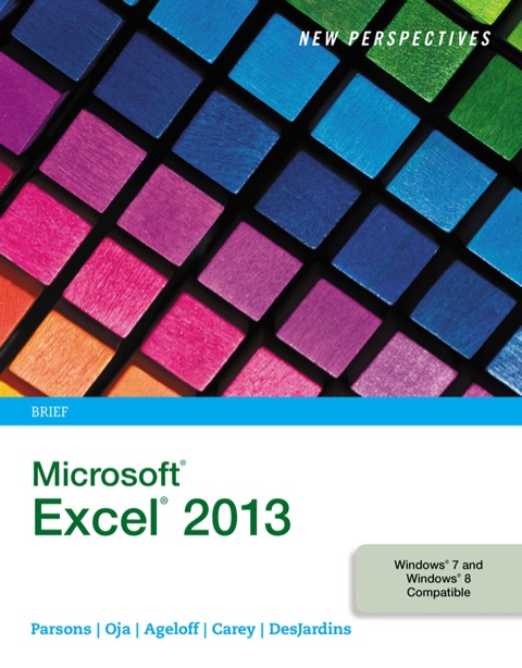 Cover image for book New Perspectives on Microsoft Excel 2013