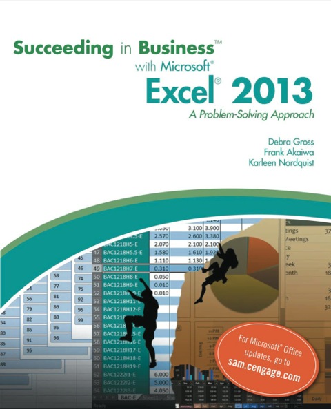 Cover image for book Succeeding in Business with Microsoft Excel 2013: A Problem-Solving Approach