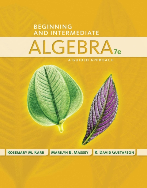 Cover image for book Beginning and Intermediate Algebra: A Guided Approach