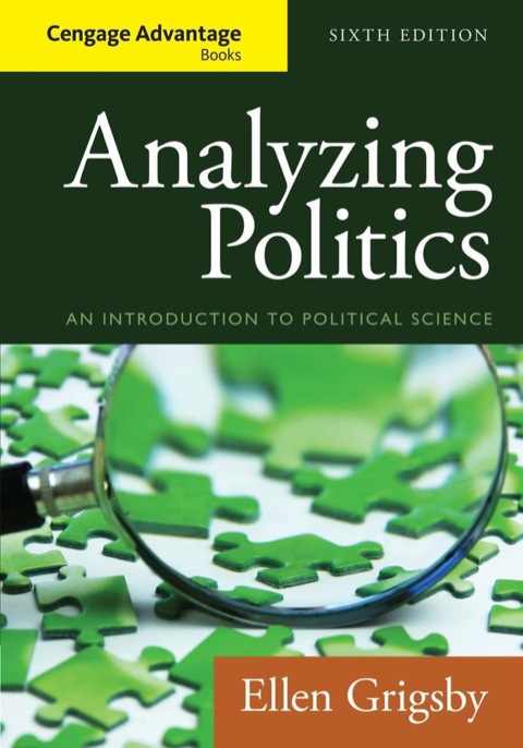 Cover image for book Cengage Advantage Books: Analyzing Politics