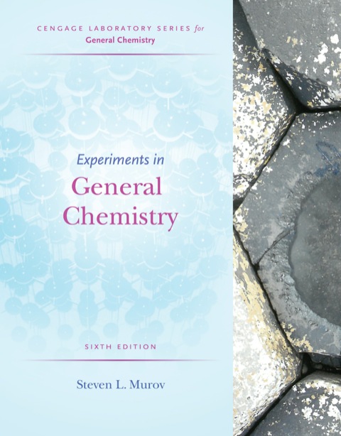 Cover image for book Experiments in General Chemistry