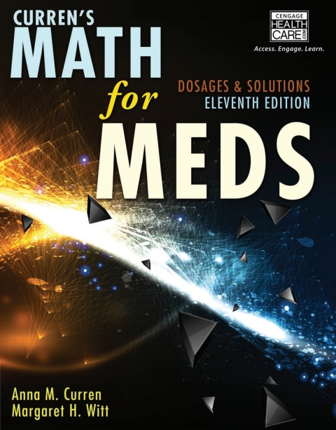 Cover image for book Curren's Math for Meds: Dosages and Solutions