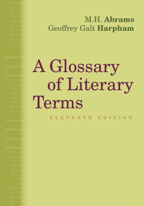 Cover image for book A Glossary of Literary Terms