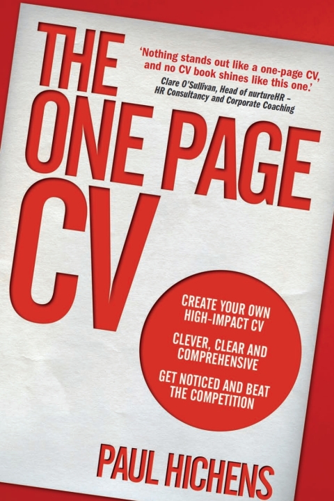Cover image for book The One Page CV