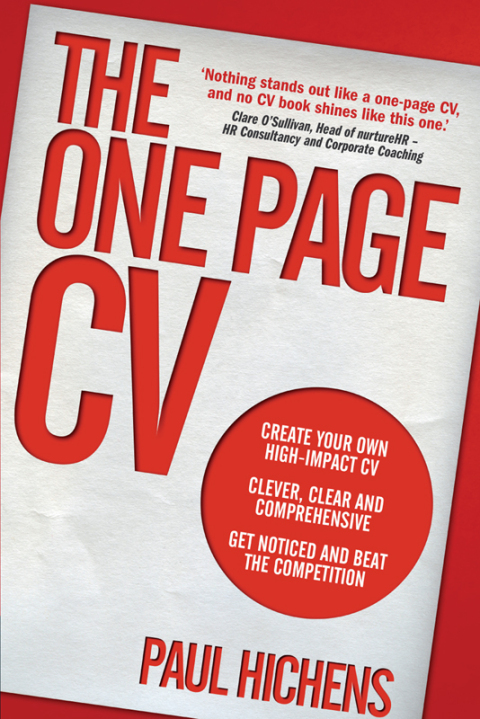 Cover image for book The One Page CV