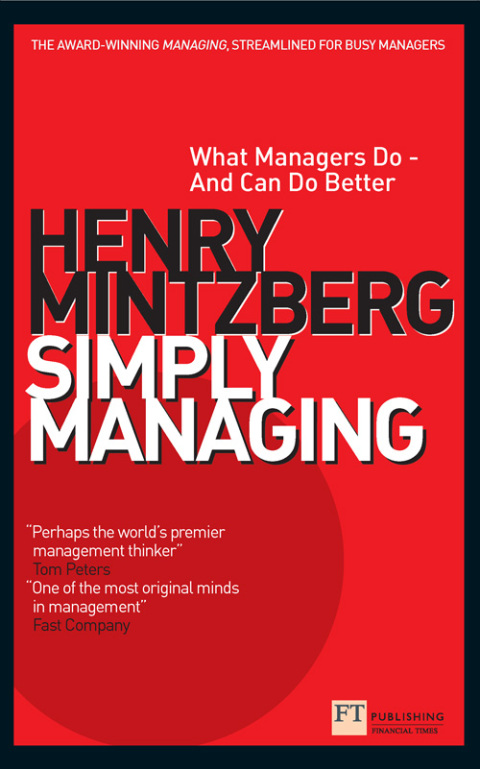 Cover image for book Simply Managing