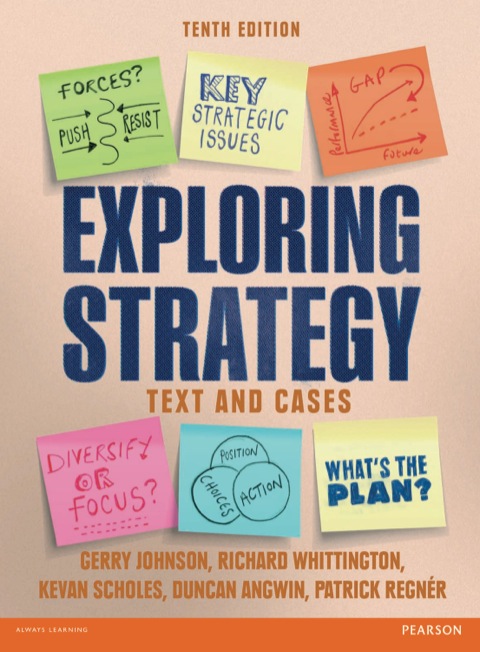 Cover image for book Exploring Strategy  Text & Cases