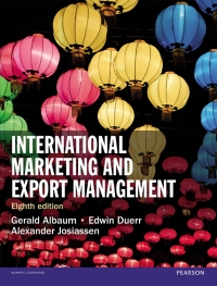 Cover image: International Marketing and Export Management 8th edition 9781292016924