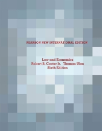 Law and Economics: Pearson New International Edition
