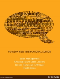 Sales Management: Shaping Future Sales Leaders (Pearson New International Edition) ePDF