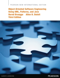 OBJECT ORIENTED SOFTWARE ENGINEERING USING UML PATTERNS AND JAVA
