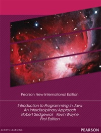 INTRODUCTION TO PROGRAMMING IN JAVA AN INTERDISCIPLINARY APPROACH