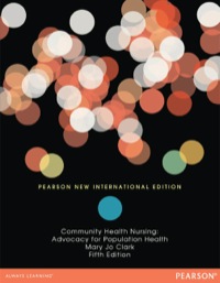 COMMUNITY HEALTH NURSING ADVOCACY FOR POPULATION HEALTH