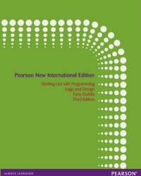 STARTING OUT WITH PROGRAMMING LOGIC AND DESIGN (PNIE)
