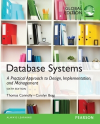 Titelbild: Database Systems: A Practical Approach to Design, Implementation, and Management, Global Edition 6th edition 9781292061184