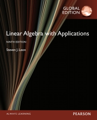 Titelbild: Linear Algebra with Applications, Global Edition 9th edition 9781292070599