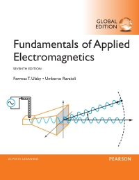 Cover image: Fundamentals of Applied Electromagnetics, Global Edition 7th edition 9781292082448