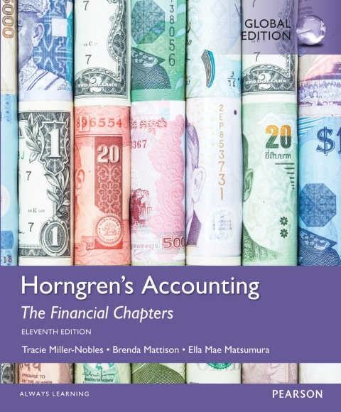 The Horngren's Accounting Financial Chapters, Global Edition 