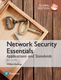 صورة الغلاف: Network Security Essentials: Applications and Standards, Global Edition 6th edition 9781292154855