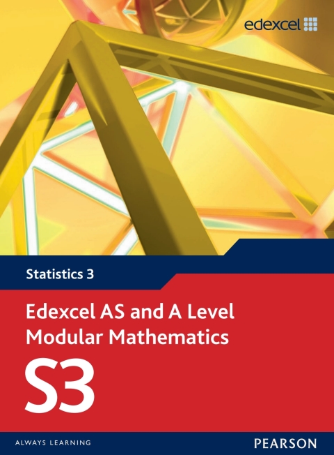 Cover image for book Edexcel AS and A Level Modular Mathematics Statistics S3