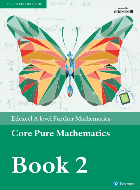Cover image for book Pearson Edexcel A level Further Mathematics Core Pure Mathematics Book 2 Textbookk