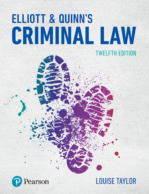 Cover image for book Elliott & Quinn's Criminal Law Enhanced