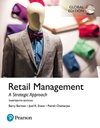 Retail Management: A Strategic Approach (Global Edition) 13/E ePDF  9781292214689