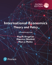 Cover image: International Economics: Theory and Policy, Global Edition 11th edition 9781292214870