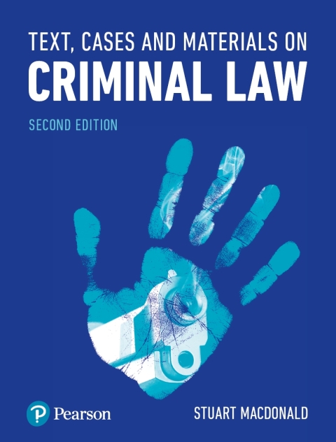 Cover image for book Text, Cases and Materials on Criminal Law