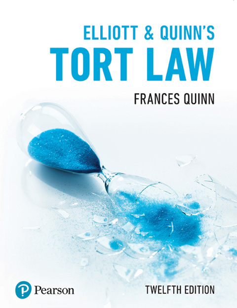 Cover image for book Elliott & Quinn's Tort Law