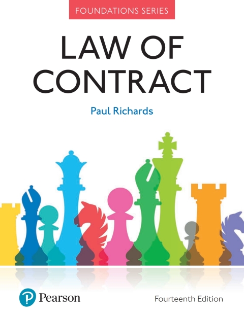 Cover image for book Law of Contract