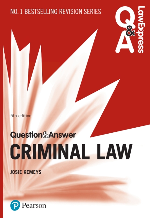 Cover image for book Law Express Question and Answer: Criminal Law