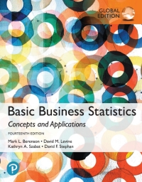 Basic Business Statistics: Concepts and Applications (Global Edition) 14/E ePDF