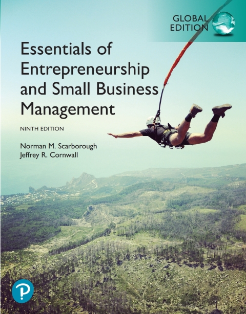 Cover image for book Essentials of Entrepreneurship and Small Business Management, Global Edition