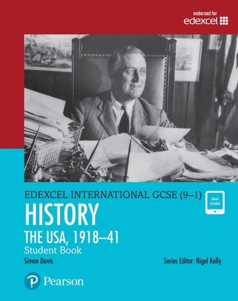 Cover image for book Pearson Edexcel International GCSE (9-1) History: The USA, 1918-41 Student Book