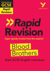 Cover image: York Notes for AQA GCSE (9-1) Rapid Revision: Blood Brothers eBook Edition 1st edition 9781292270999